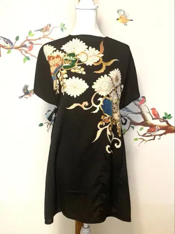 기모노 전통 예복 기모노 리메이크 튜닉 원피스