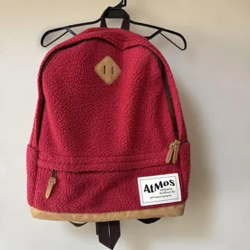 AtMOs 보아 플리스 백팩 레드