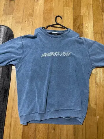 NUMBER (N)INE 블루 맨투맨