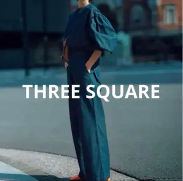 [ THREE SQUARE ] 쓰리스퀘어 소매 볼륨 데님 블라우스