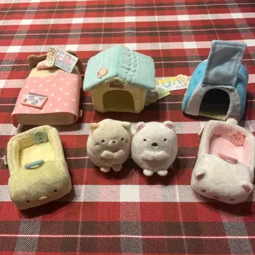 스밋코구라시 봉제 인형 하우스 세트