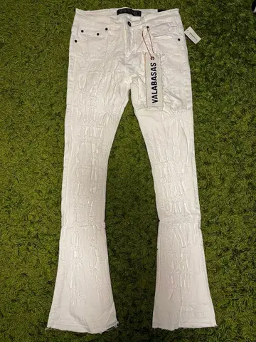 VALABASAS 화이트 부츠컷 데님 30
