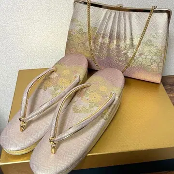 [일본 의류] 실버&핑크 골드 계열 조리 백 세트