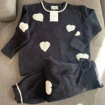 Donoban 하트 무늬 룸웨어 셋업 미사용 새상품