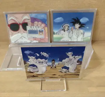 하자품 드래곤볼 제일복권 아크릴 스탠드 3개 세트