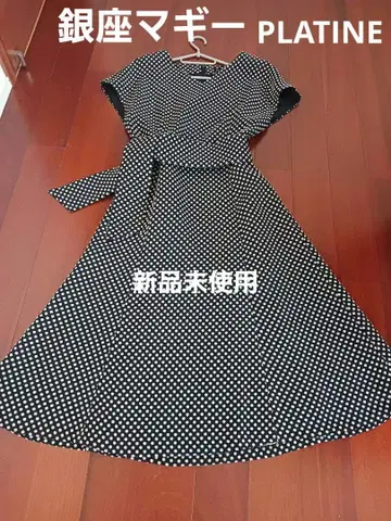 긴자 매기 PLATINE 미사용 새상품 고급 원피스