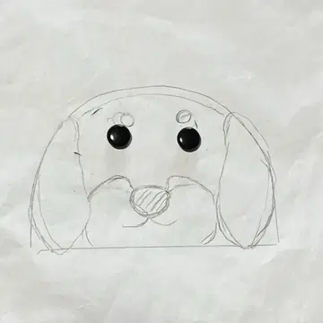 사루얀님 닥스 시츄 미니 파우치