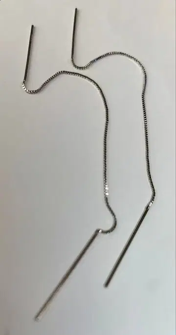 K14 WG 아메리칸 롱 귀걸이 (베네치안) 11cm