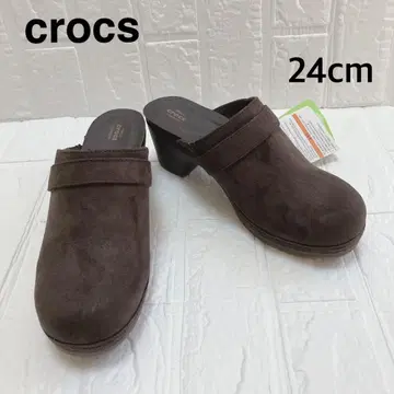 crocs 브라운 클로그 샌들 24cm