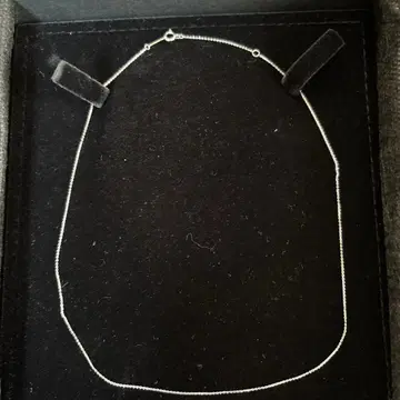 플라티나 850 아즈키 체인 목걸이