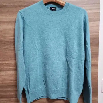 UNIQLO 캐시미어 스카이블루 긴팔 스웨터 M
