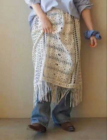 journal standard luxe 레이스 프린지 스커트