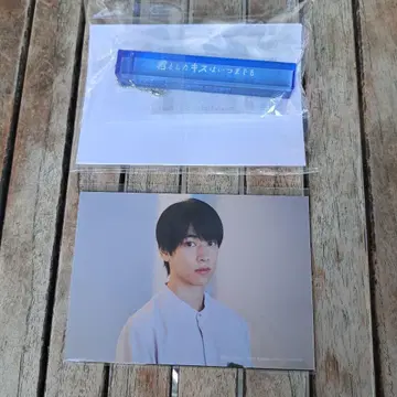 모토지마 스미마사 군과 나눈 키스는 언제까지나 호텔 키링 사진 세트