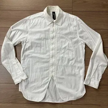 Ground Y 화이트 긴팔 셔츠