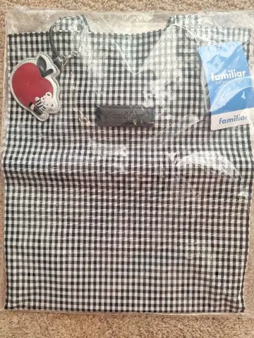 familiar 깅엄 체크 토트백