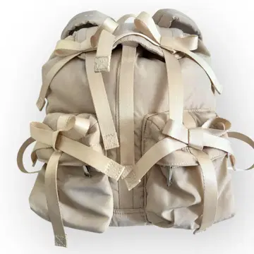 Casselini 캐세리니 백팩 리본 베이지 나일론 경량