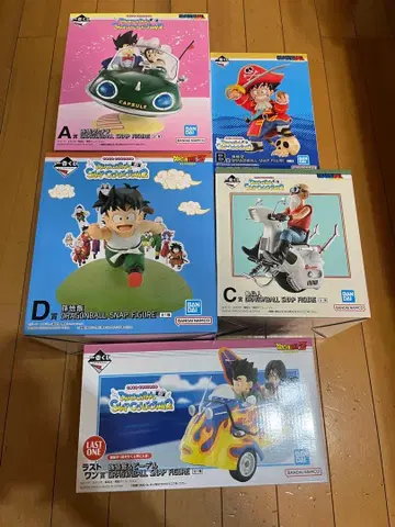 제일복권 드래곤볼 스냅 컬렉션 2 피규어 전 5종 세트