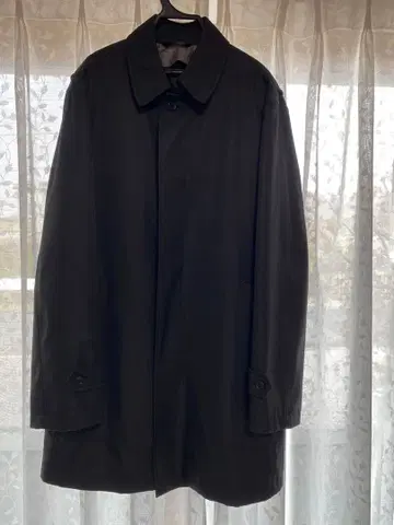 블랙 스텐카라 코트