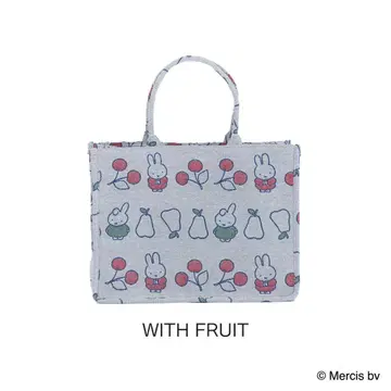 [ 새상품 ] 딕 브루너 자카드 토트 L