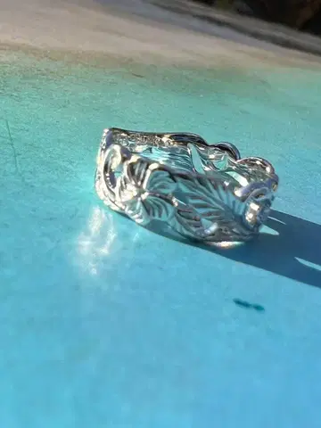 실버925 하와이안 핑키링 사이즈 2