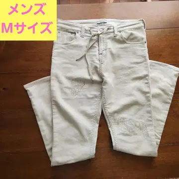 BAYFLOW 슬림 스키니진 크러쉬 베이지 M 사이즈