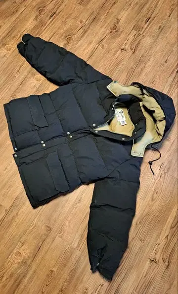 [ SCHOTT ] 90s 빈티지 다운 자켓 블랙 USA 제