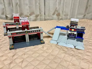 토미카 타운 빌드 시티 경찰서 소방서 세트