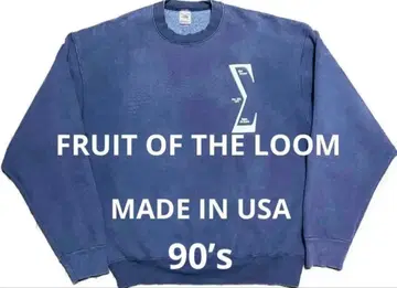 USA 90년대 양면 프린트 프룻 오브 더 룸 XL 빈티지