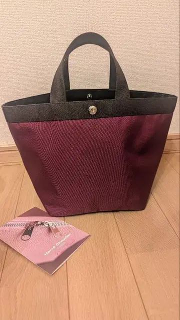 [ 미사용 ] 에르베샤 펠리에 707C 코듀라 보트형 토트 M