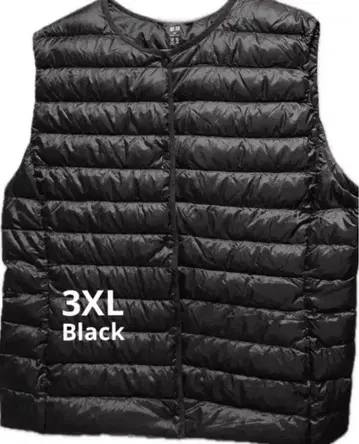 UNIQLO 울트라 라이트 다운 컴팩트 베스트 3XL BLACK