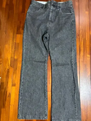 FARAH 그레이 스트레이트 데님