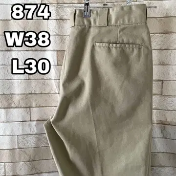 디키즈 874 멕시코제 워크 팬츠 베이지 38 x 30