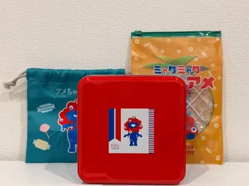 먀쿠먀쿠 세트 하라다 캔 러스크 미니 복조리 사탕 주머니 파인애플 사탕