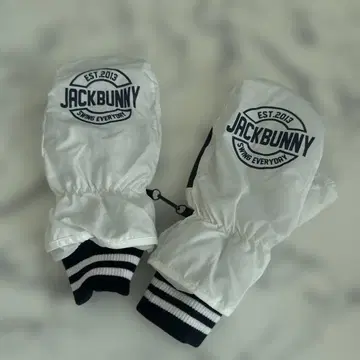 JACKBUNNY 여성용 골프 그로브 화이트