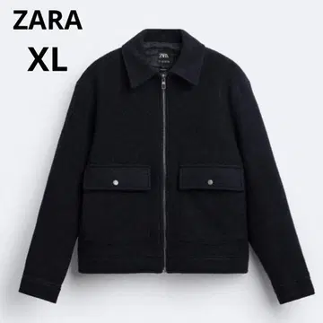 ZARA 부클레 텍스처 울 자켓 XL