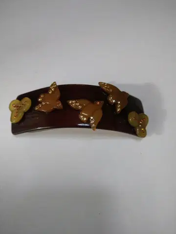 새 장식 헤어 머리핀