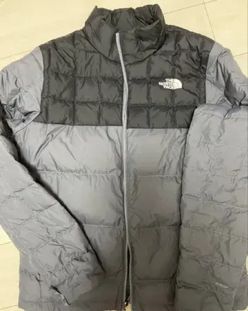더 노스페이스 그레이 다운 자켓