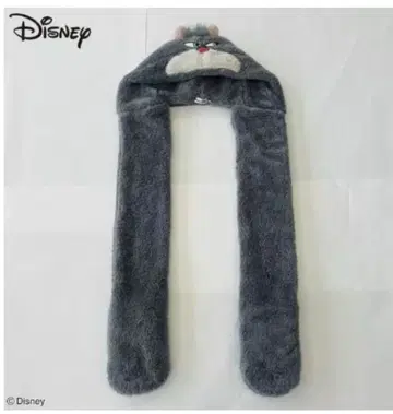 루시퍼 후드 부착 머플러 팬캡 신데렐라 디즈니