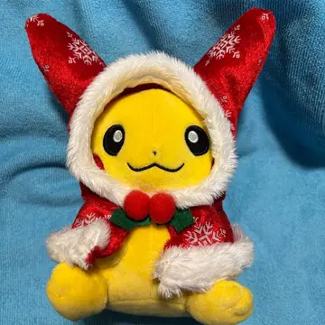 피카츄 크리스마스 봉제 인형 포켓몬 센터