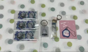 귀멸의 칼날 이어지는 아크릴 퍼즐 인조 가죽 참 키링 우즈이 텐겐