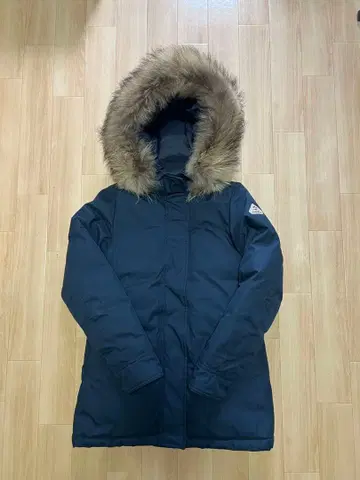 피레넥스 다운 코트 자켓 보르도 퍼 네이비 36 M 사이즈