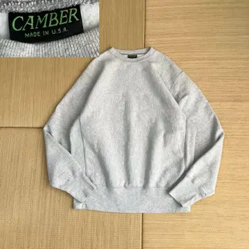 USA camber 캠버 리버스 위브 멜란지 그레이 맨투맨