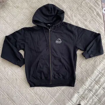 XLARGE 지퍼 후드티 L 블랙