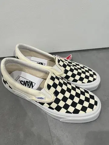 단종 초레어 vans VAULT Slip-on OG LX 체커 23.5