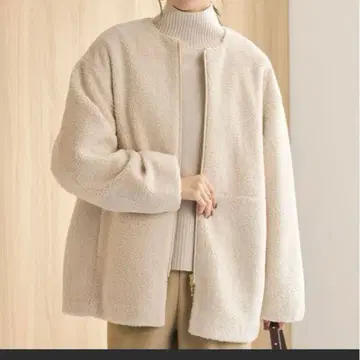 그린 라벨 릴랙싱 보아 노카라 블루종