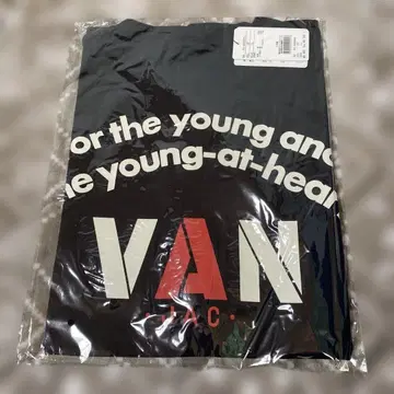 VAN JAC 티셔츠 네이비 L L 사이즈 미사용 새상품 현행 모델