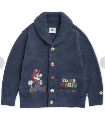 [ 한정품 ] 젤라또피케 슈퍼 마리오 베비모코 가디건