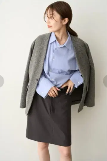 MIESROHE sustainable 오버 사이즈 더블 커프스 셔츠