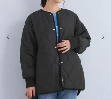 그린 라벨 릴랙싱 리버서블 퀼팅 블루종