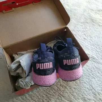 푸마 네이비 핑크 스니커즈 23.5cm PUMA